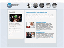 Tablet Screenshot of imsinsurancegroup.co.uk